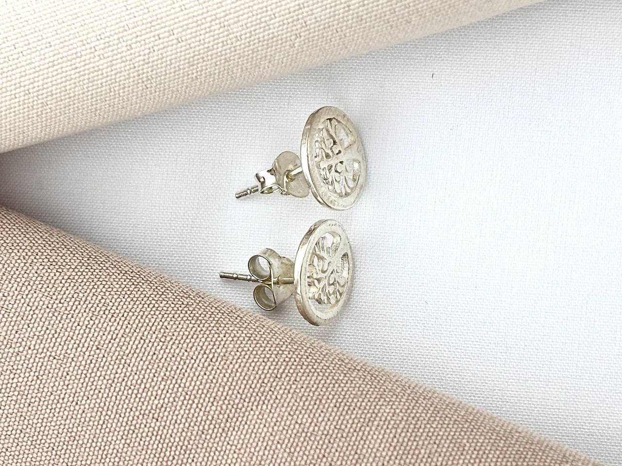 Aretes Árbol de la Vida plata 925