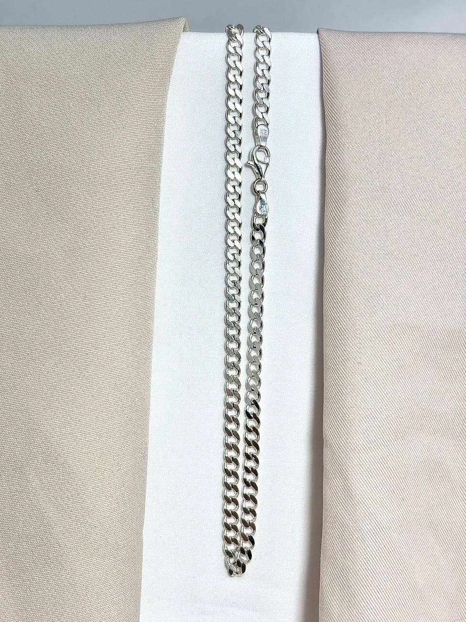 Cadena Cubana de Plata para Hombre