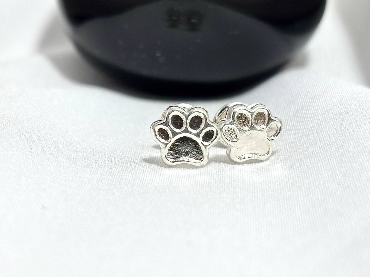 Aretes Huella de Plata 925