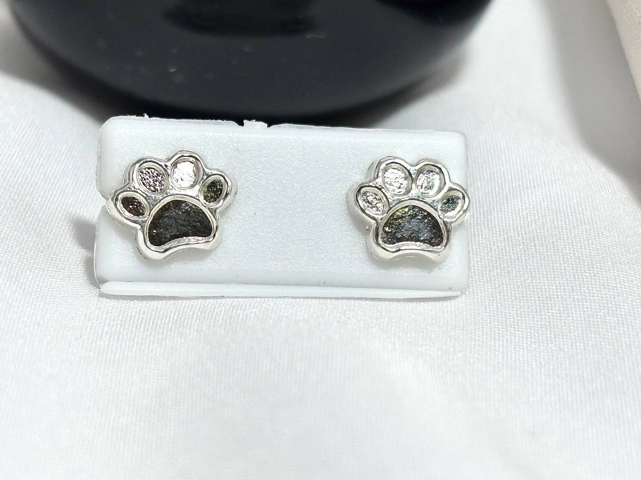 Aretes Huella de Plata 925