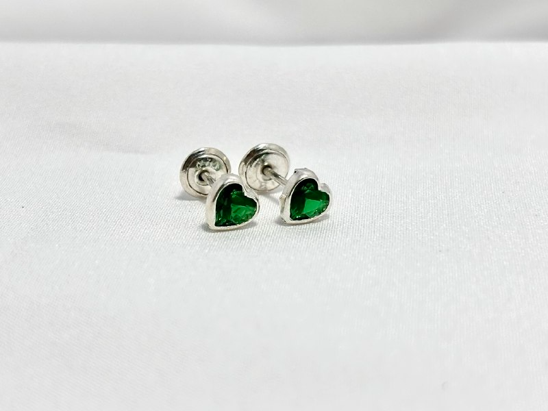 Aretes Latido Verde