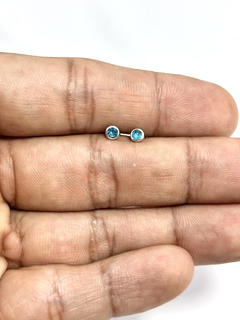 Aretes en Plata Esencia Azul