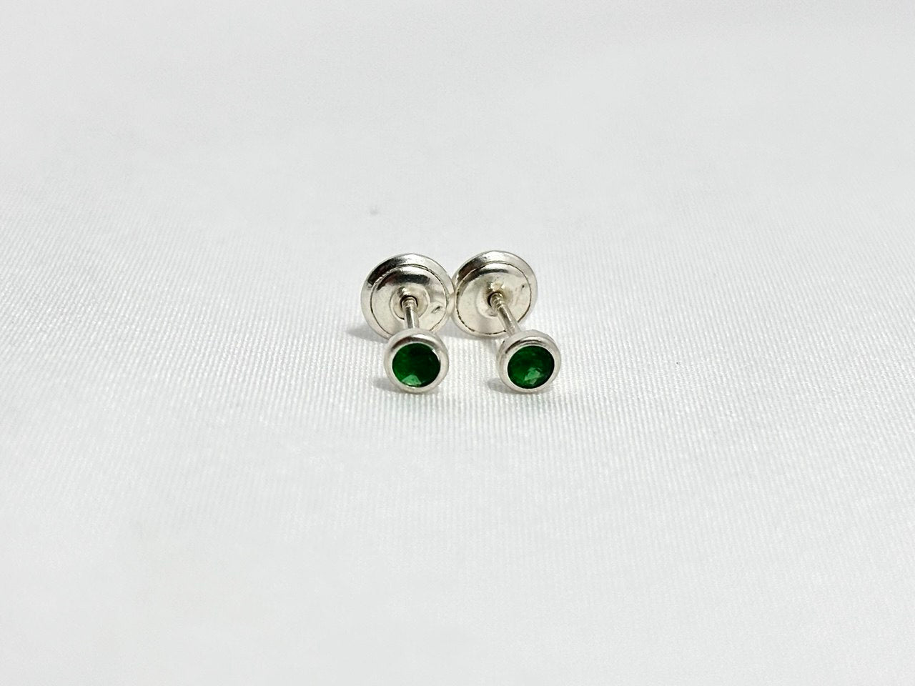 Aretes en Plata Esencia Verde