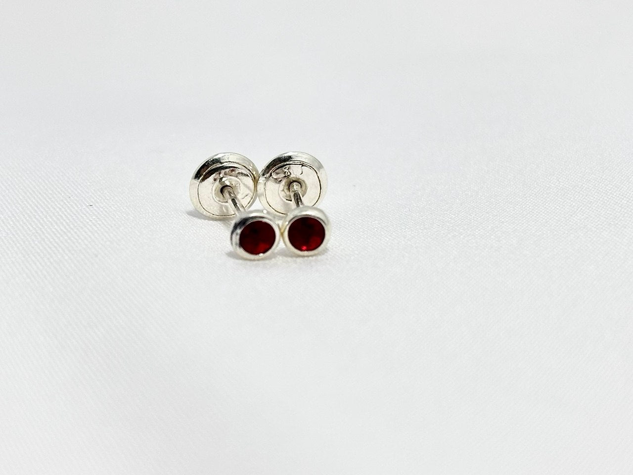 Aretes en Plata Esencia Roja