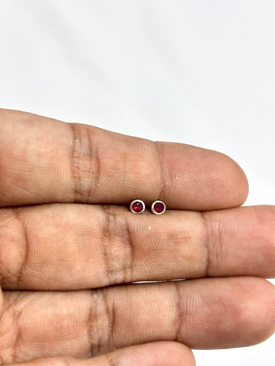Aretes en Plata Esencia Roja