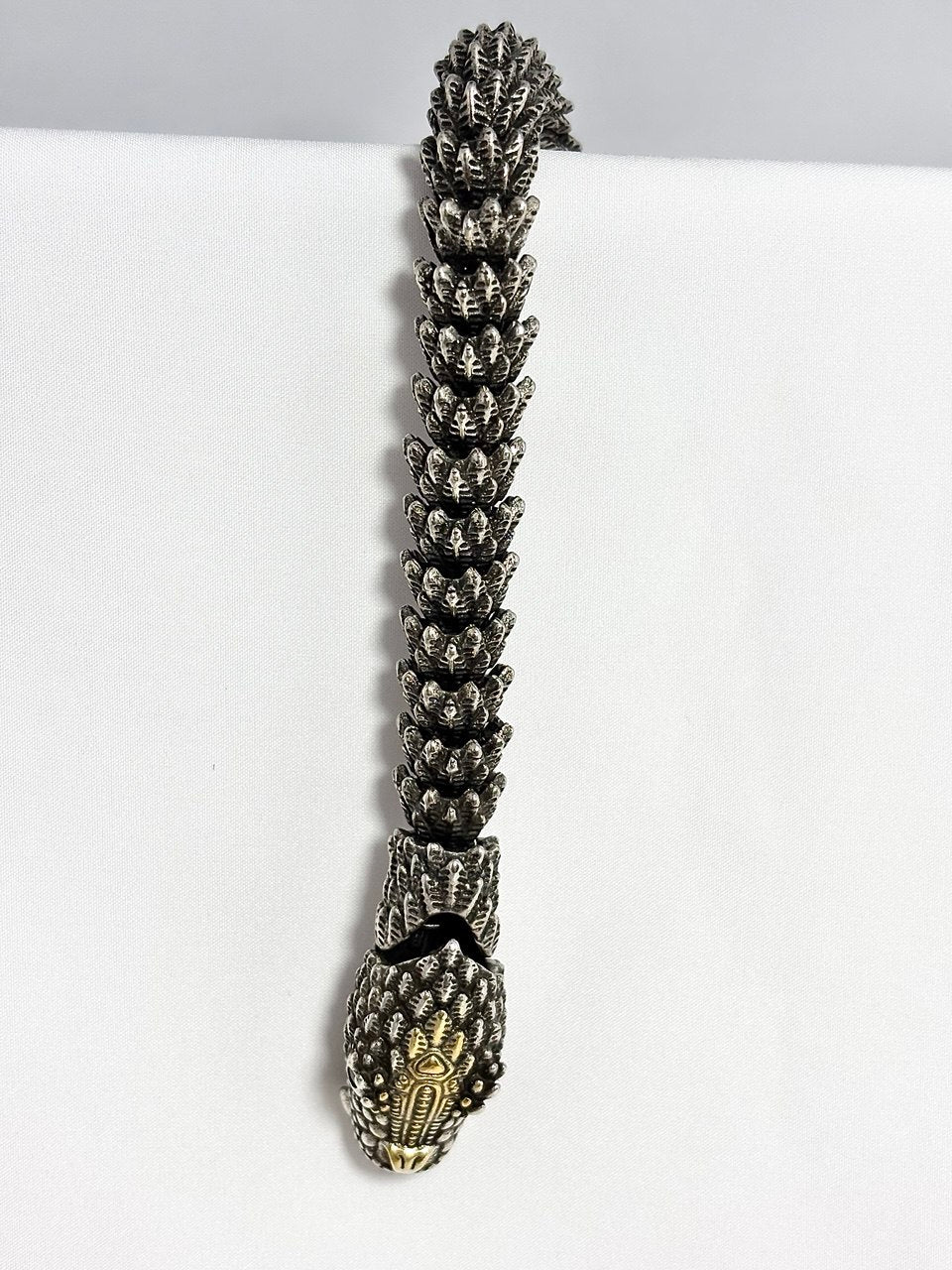 Pulsera en Plata Serpiente Mística