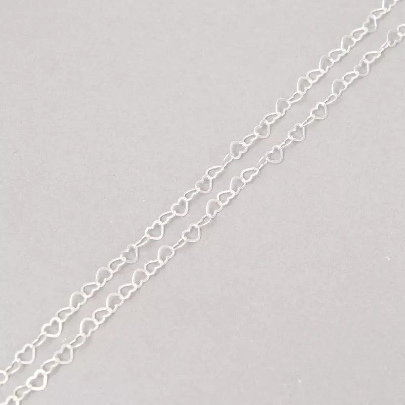 Collar Lazos del Corazón en Plata