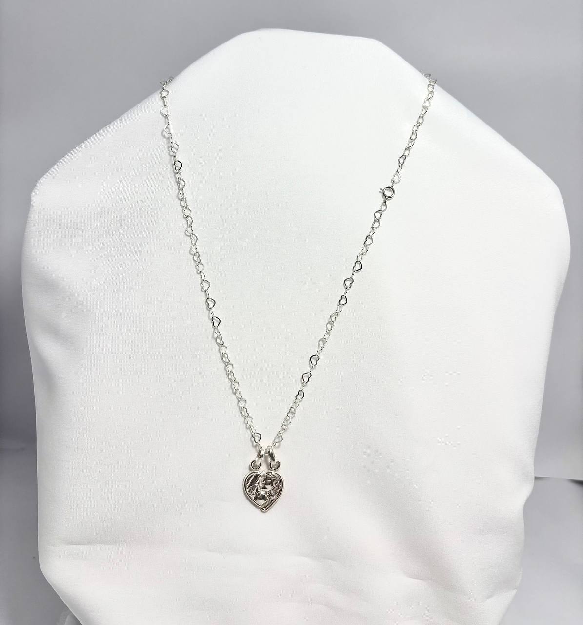 Collar Corazón Eterno en Plata