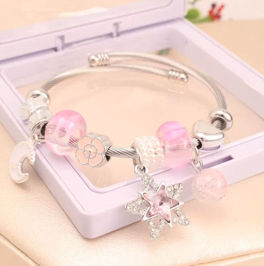 Pulsera Estrella & Luna en Acero