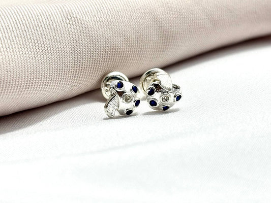 Aretes Manzana Encantada en Plata 925