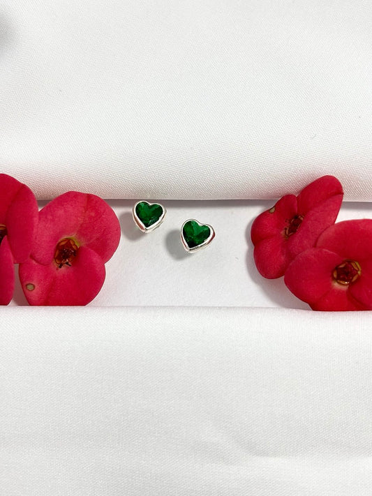Aretes Latido Verde