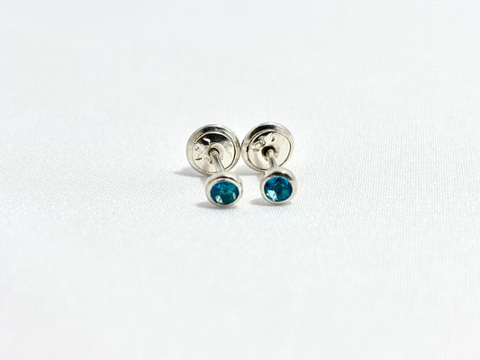 Aretes en Plata Esencia Azul