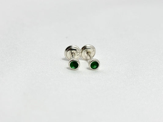 Aretes en Plata Esencia Verde