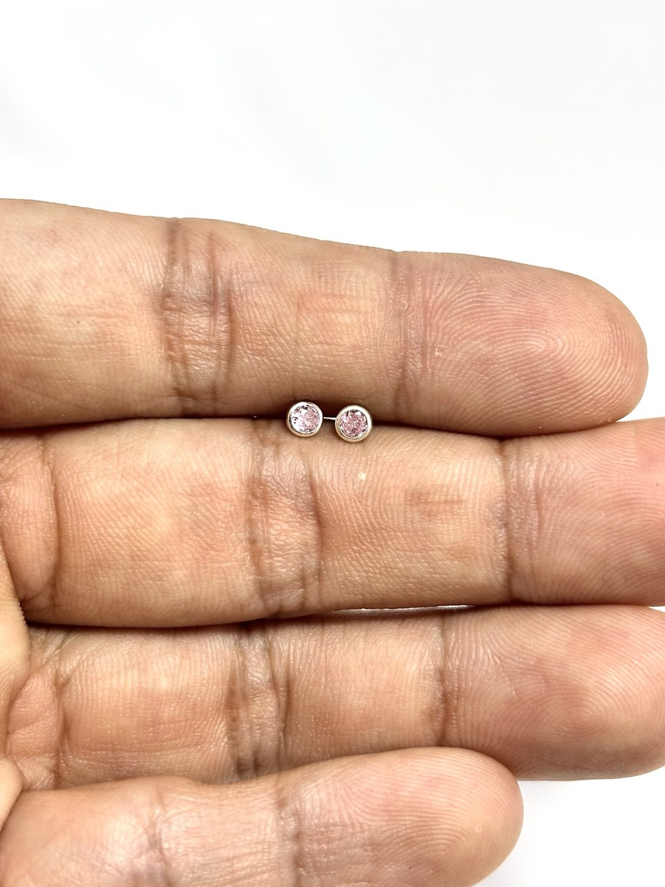 Aretes en Plata Esencia Rosa