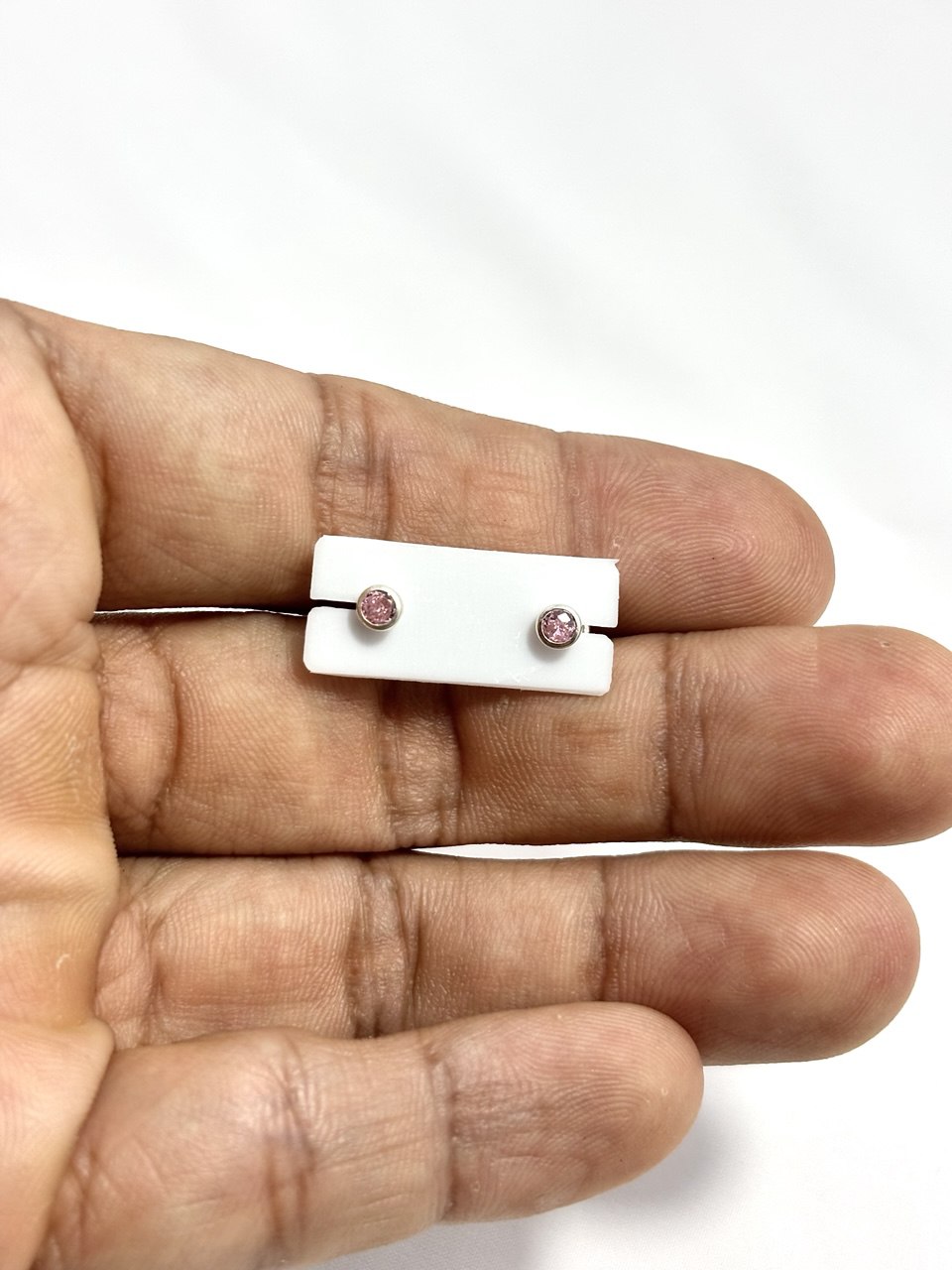 Aretes en Plata Esencia Rosa