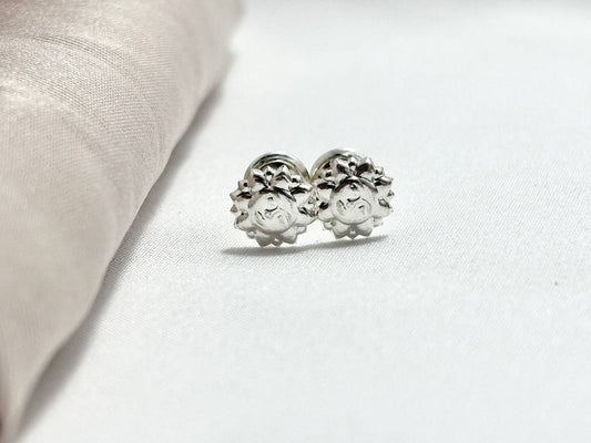 Aretes Sol en Plata 925