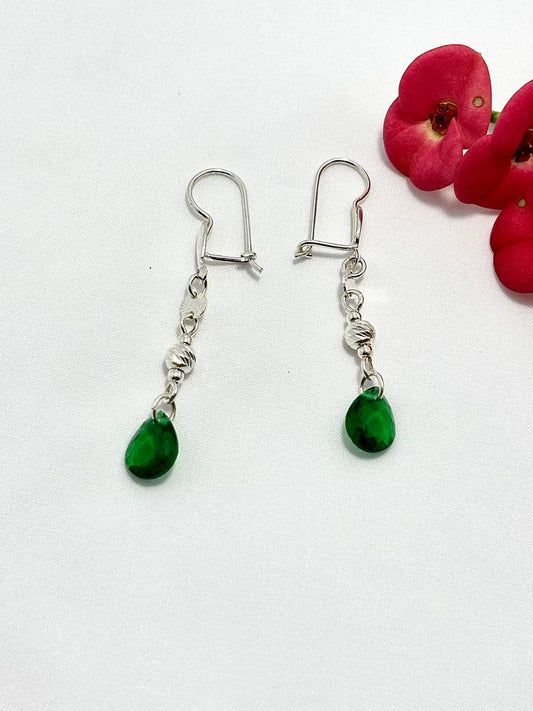 Aretes Brisa Esmeralda